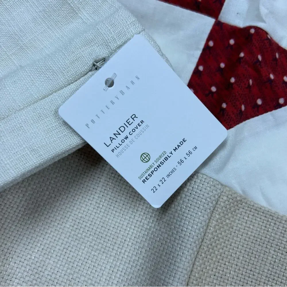 Pottery Barn Landier Pieced Pillow Cover 22
